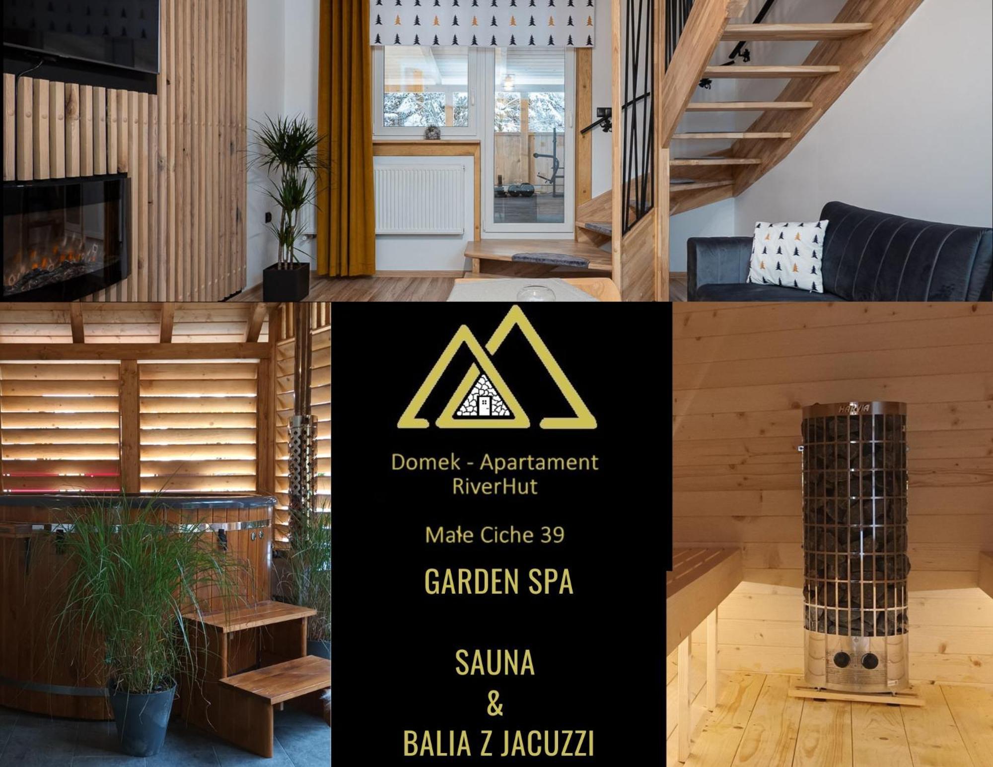 Domek Riverhut - Male Ciche Sauna & Jacuzzi Екстер'єр фото